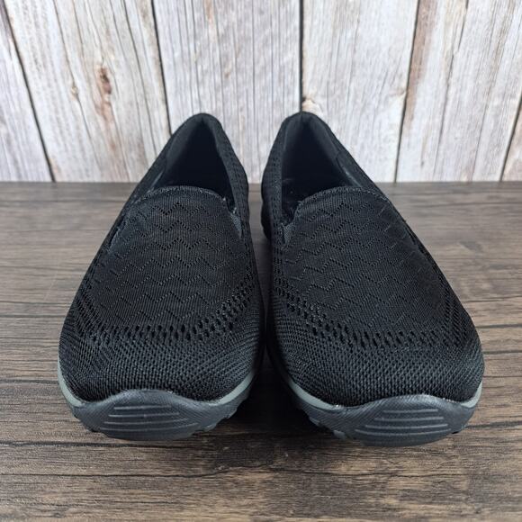 Skechers Reggae Fest 2.0 Willow Slip On Sneaker Women's Sz 6.5 Black Mesh (NWOB) - Picture 2 of 9
